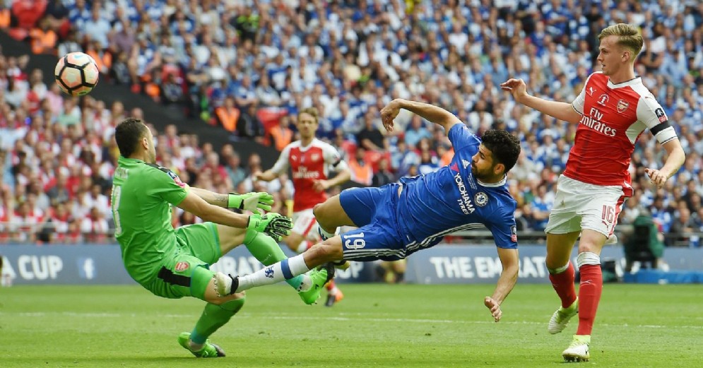 Il centravanti spagnolo-brasiliano Diego Costa
