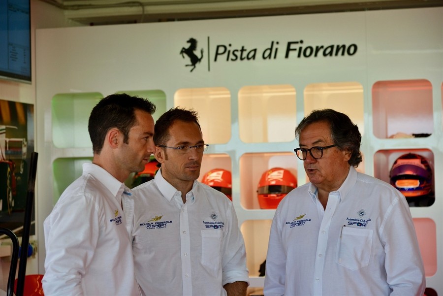 Gli istruttori Raffaele Giammaria e Giancarlo Minardi