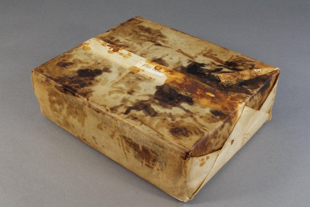 L'involucro della torta ben conservato