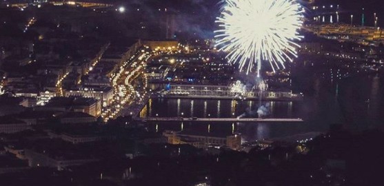 Fuochi d'artificio a Trieste
