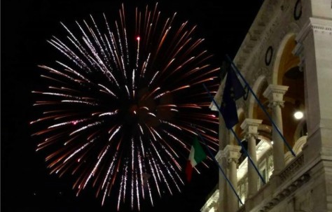 Fuochi d'artificio a Trieste