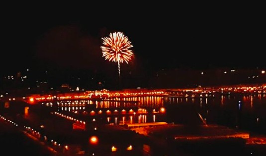 Fuochi d'artificio a Trieste