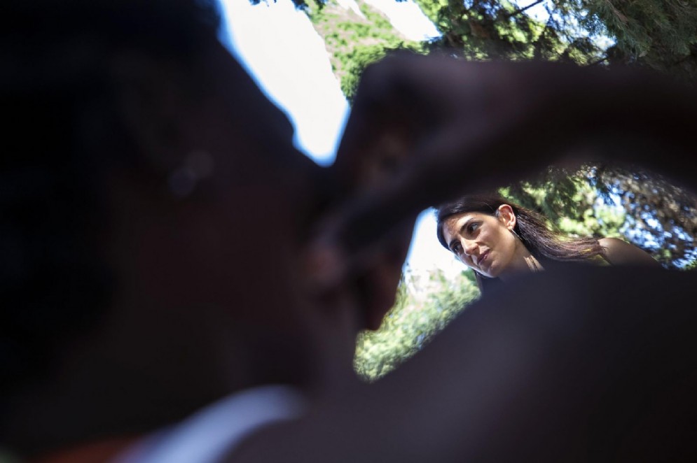 La sindaca di Roma Virginia Raggi