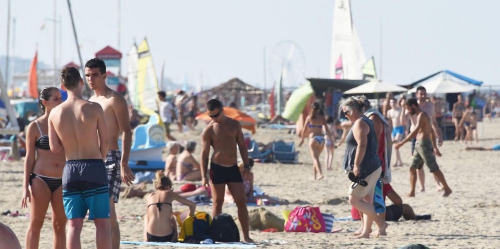 La spiaggia di Rimini