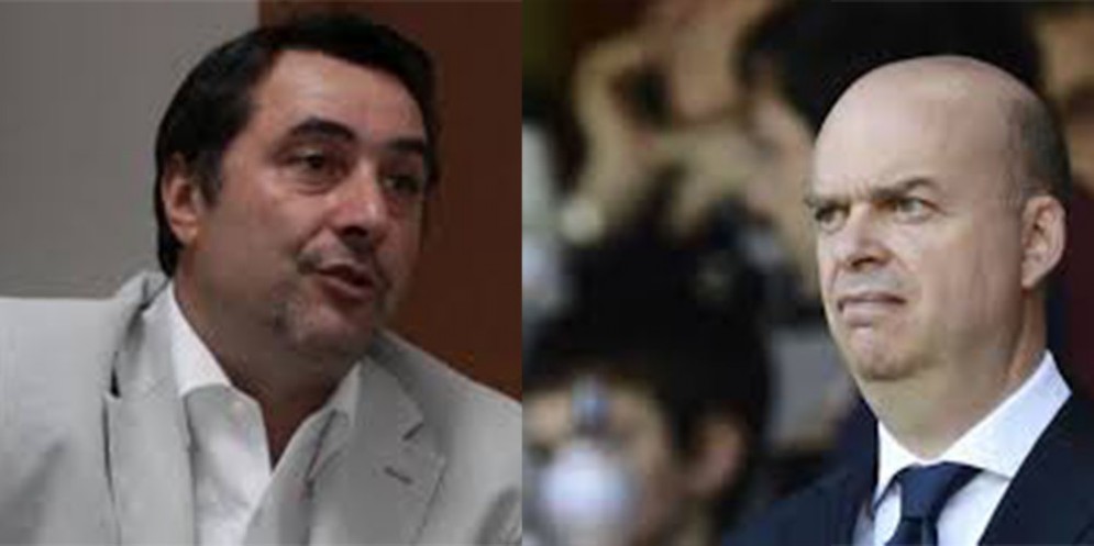 Massimiliano Mirabelli e Marco Fassone, direttore sportivo ed amministratore delegato del Milan
