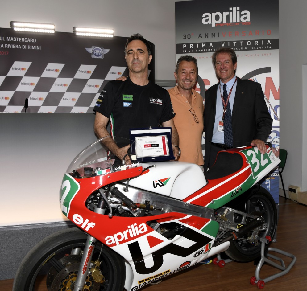 La moto che vinse il Gran Premio di Misano 1987