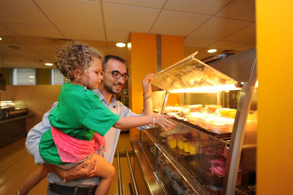 I bambini nella sede Iren