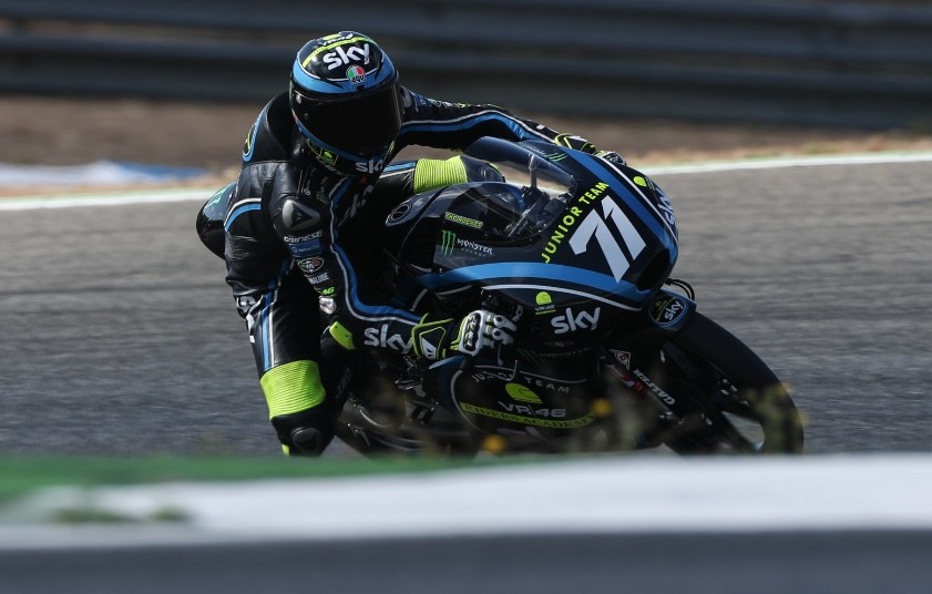 Foggia in azione in sella alla sua moto