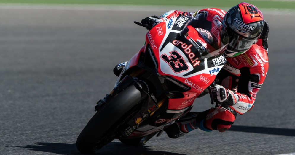 Marco Melandri, secondo nelle prove libere a Portimao