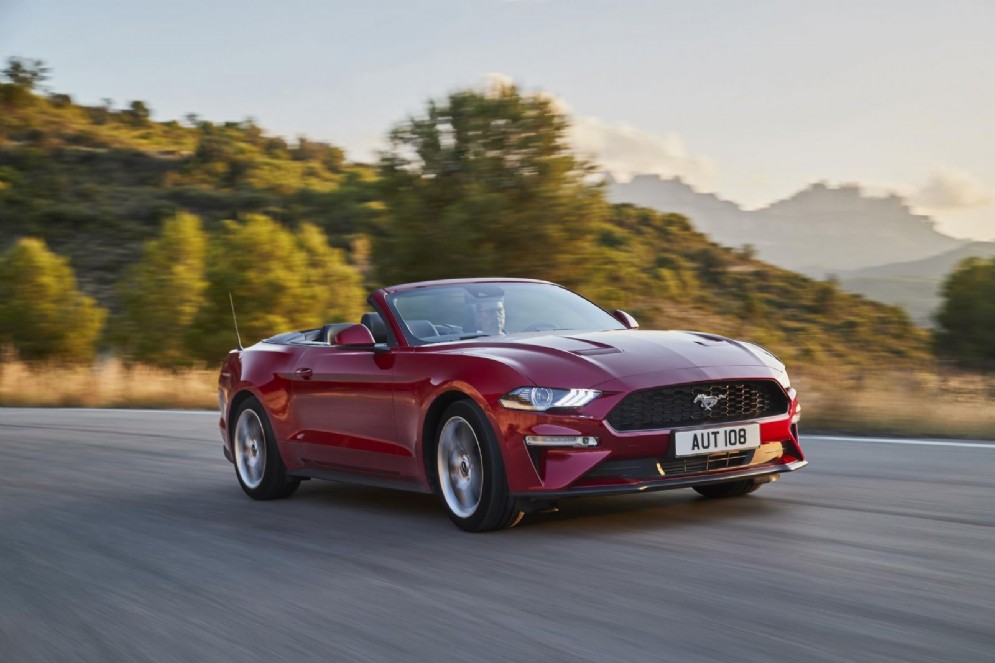 Un'altra immagine della nuova Ford Mustang