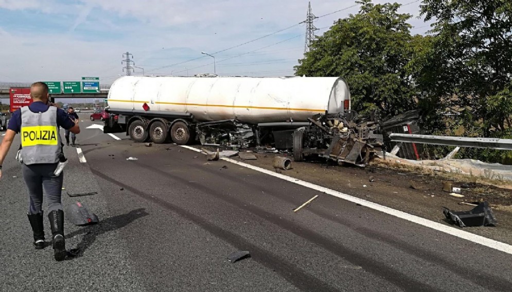 L'incidente in tangenziale