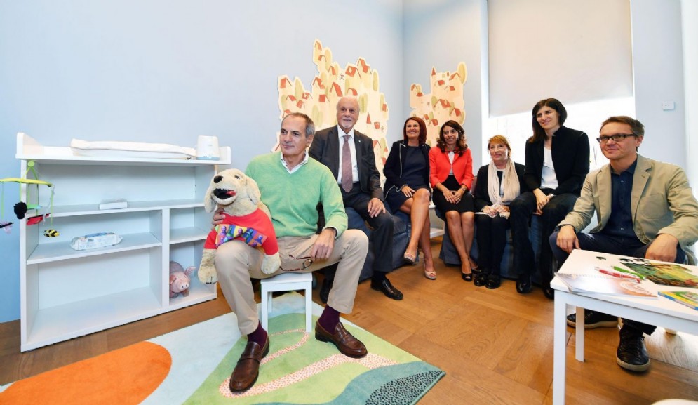 Chiara Appendino inaugura il Baby Pit Stop