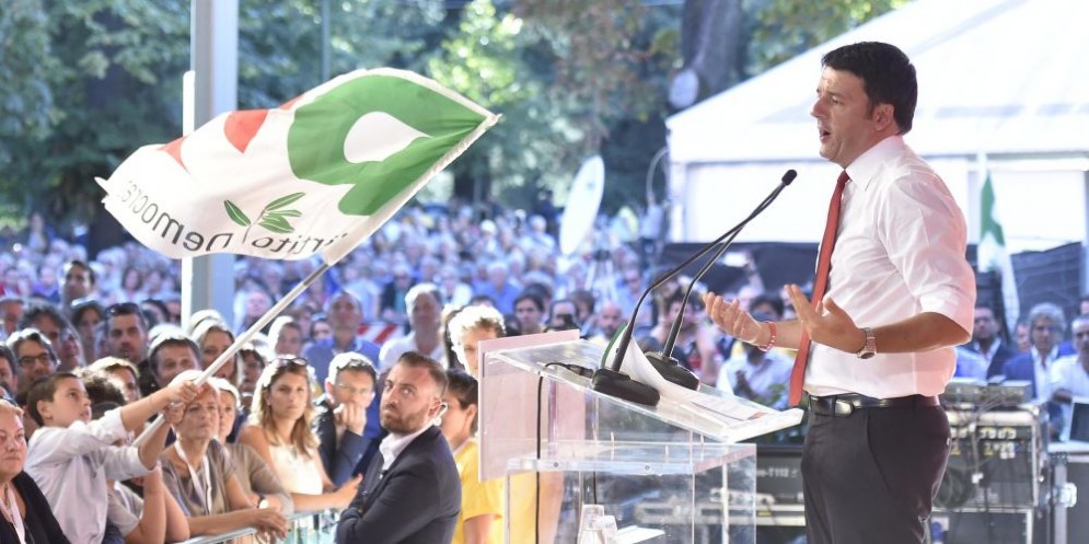 Il segretario Pd Matteo Renzi
