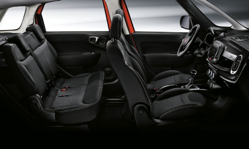 Gli interni della Fiat 500L City Cross