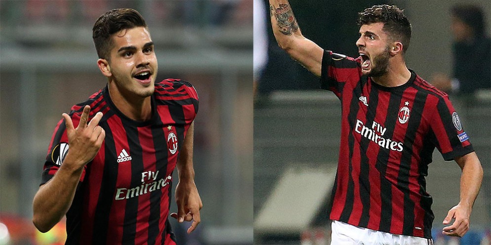 Andrè Silva e Patrick Cutrone, attaccanti del Milan
