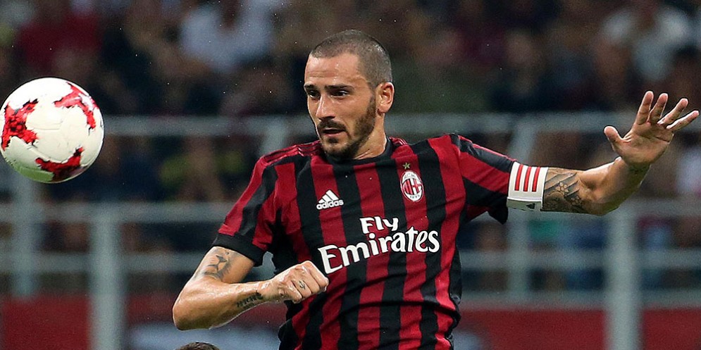 Il capitano del Milan Leonardo Bonucci