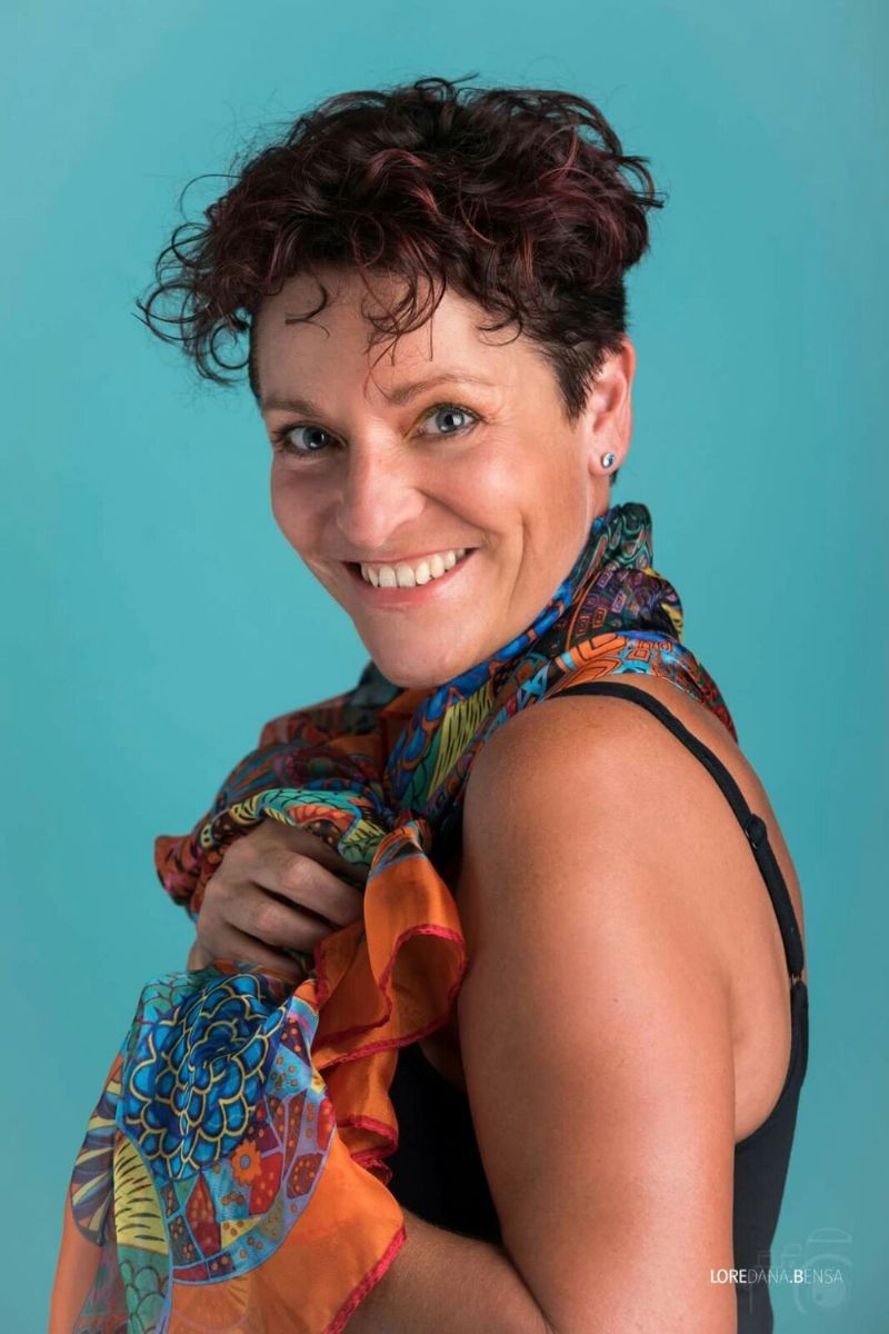 La foto scattata da Loredana Bensa a Simonetta Menta