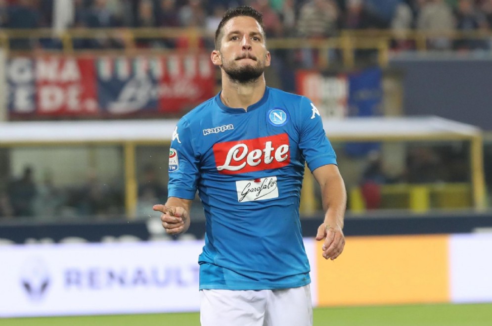 Dries Mertens, attaccante del Napoli e della nazionale belga, uno dei candidati al Pallone d'Oro