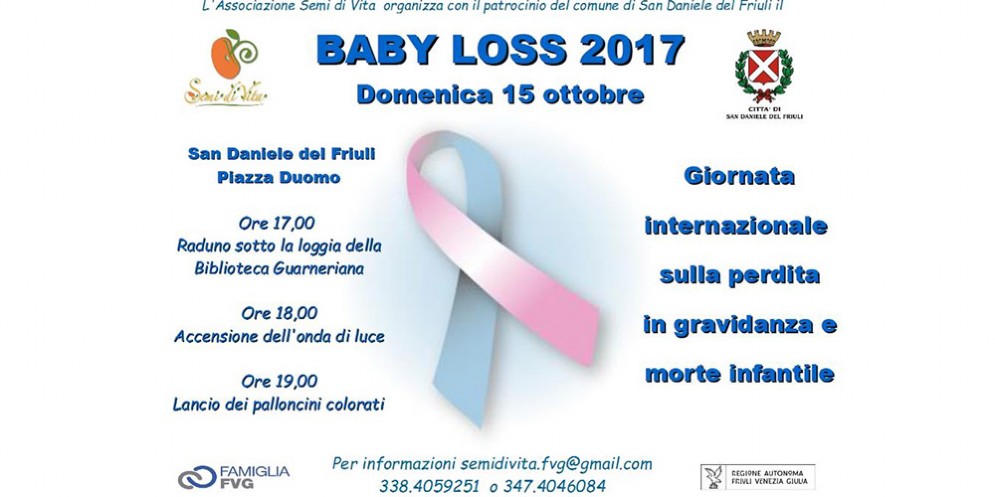 San Daniele celebrerà la Giornata mondiale del ricordo e della consapevolezza sulla perdita perinatale e infantile
