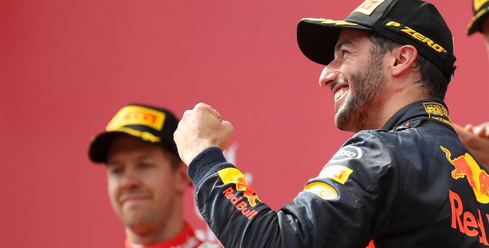 Sebastian Vettel e Daniel Ricciardo