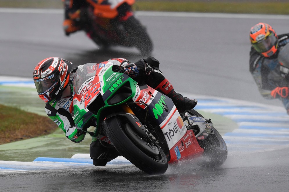 Sam Lowes in azione nel Gran Premio del Giappone