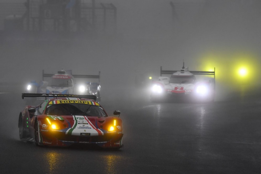La Ferrari 488 Gte in testa alla 6 Ore del Fuji