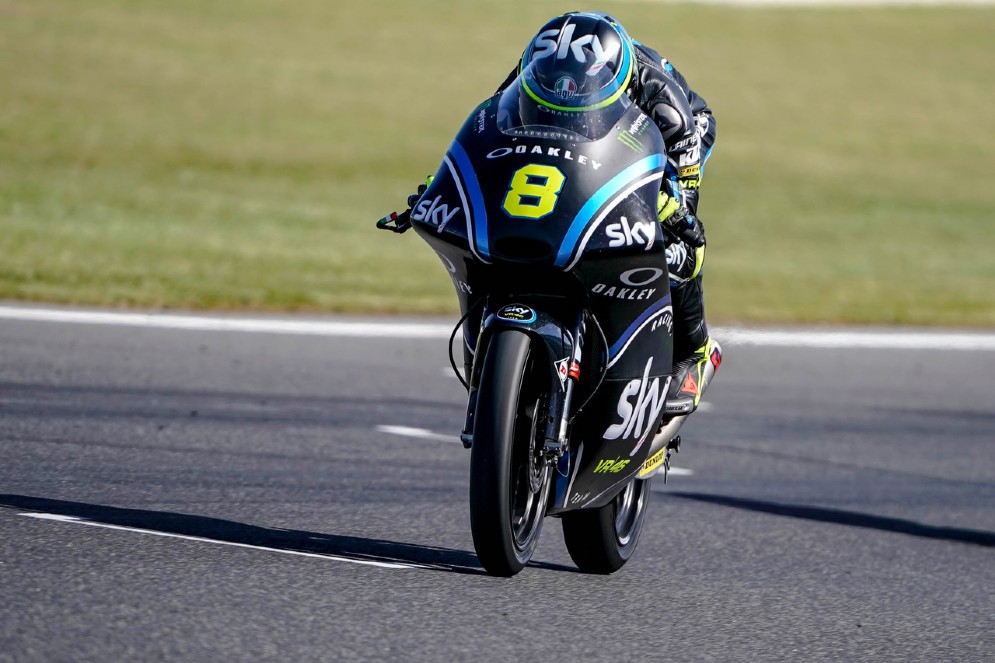 Nicolò Bulega nel primo giorno del Gran Premio d'Australia