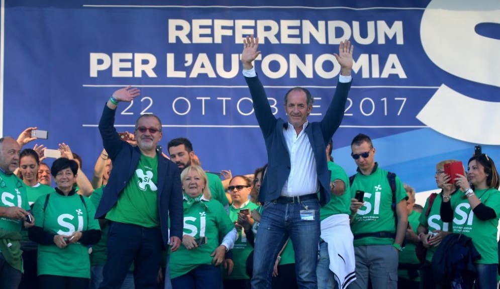 Domenica 22 ottobre si vota per l'autonomia in Lombardia e Veneto.