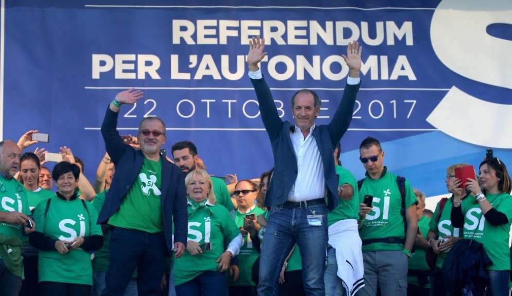 I due governatori di Veneto e Lombardia sono pronti a trattare con Roma.