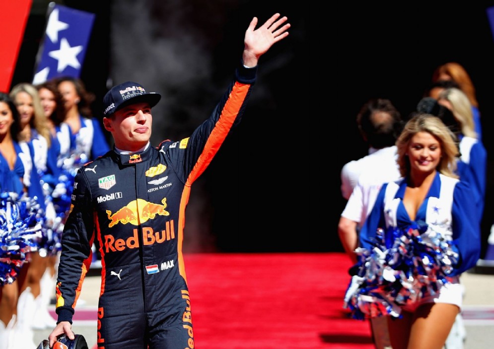 Max Verstappen ad Austin