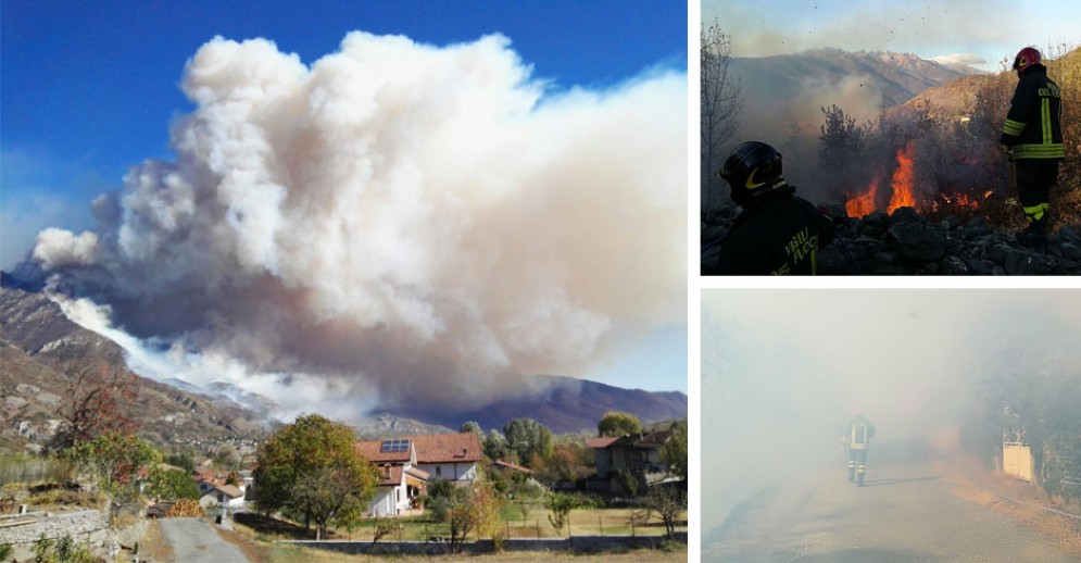 Le immagini devastanti dalla Valsusa, incendi ovunque