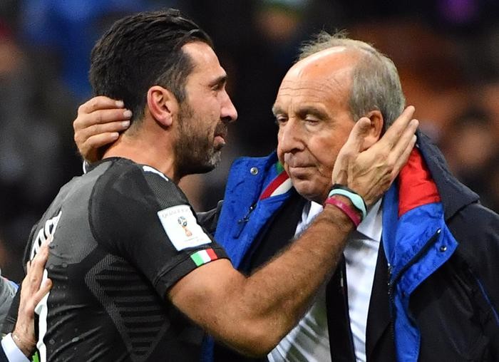 Buffon in lacrime abbraccia Mister Ventura