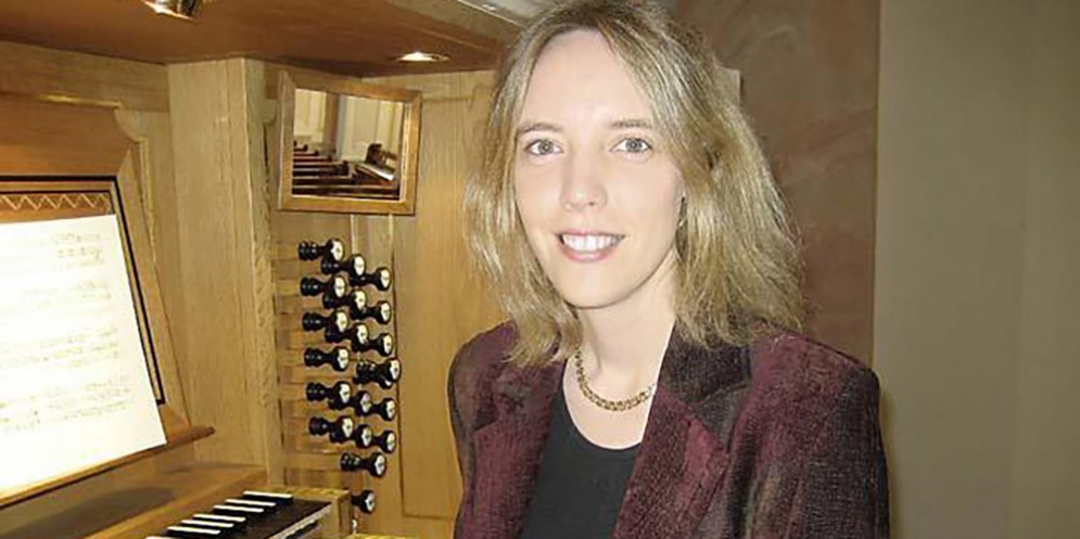 L'organista Elizabeth Zawadke al Festival di Musica Sacra