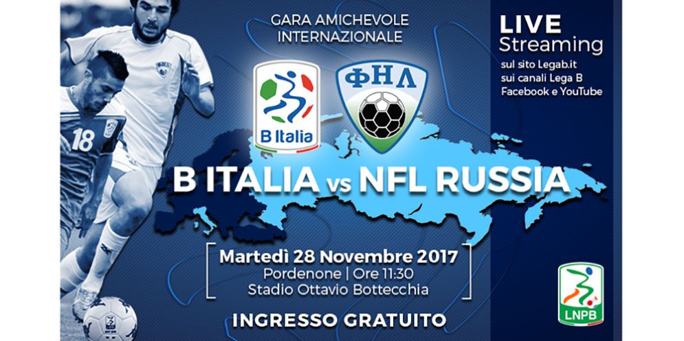 B Italia, match a Pordenone con la Russia. Piscedda chiama 18 giovani