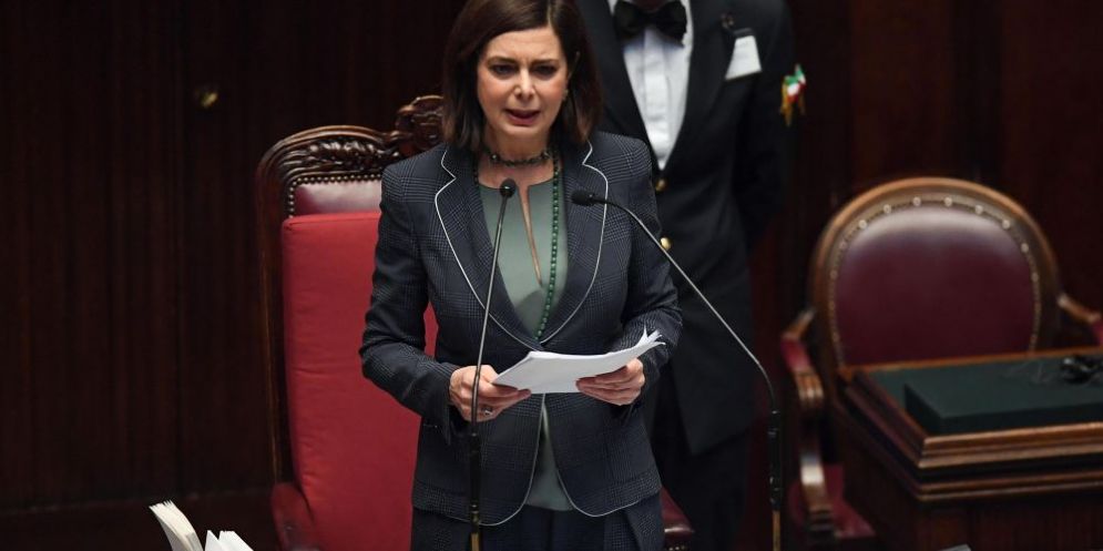 La presidente della Camera, Laura Boldrini, è intervenuta a Montecitorio sul tema della violenza sulle donne