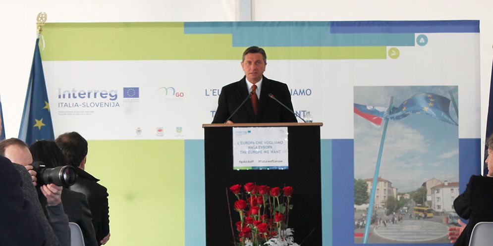 Il presidente della Repubblica di Slovenia Pahor a Gorizia per l'evento di lancio del Gect Go