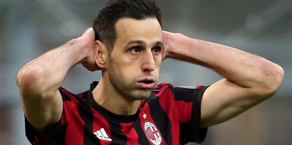 Il centravanti rossonero Nikola Kalinic