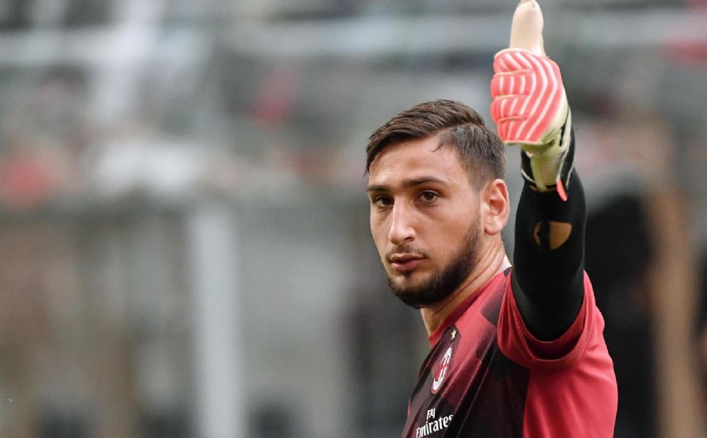 Il portiere del Milan Donnarumma