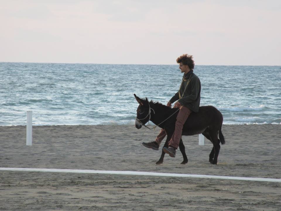 Nicola e Fefè in riva al mare