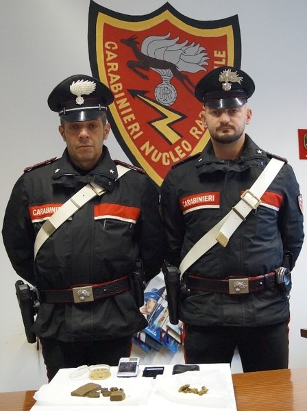 I militari del Nucleo Operativo e Radiomobile della Compagnia di Borgosesia