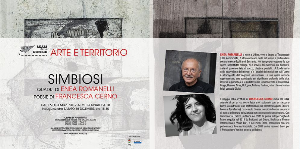A Ronchi dei Legionari la mostra "Simbiosi" dell'artista udinese Enea Romanelli