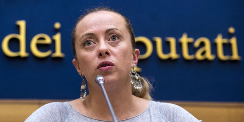 La presidente di FdI Giorgia Meloni
