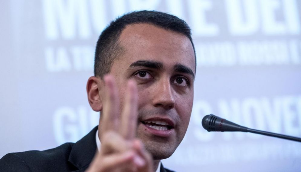 Il candidato premier del Movimento 5 stelle Luigi Di Maio