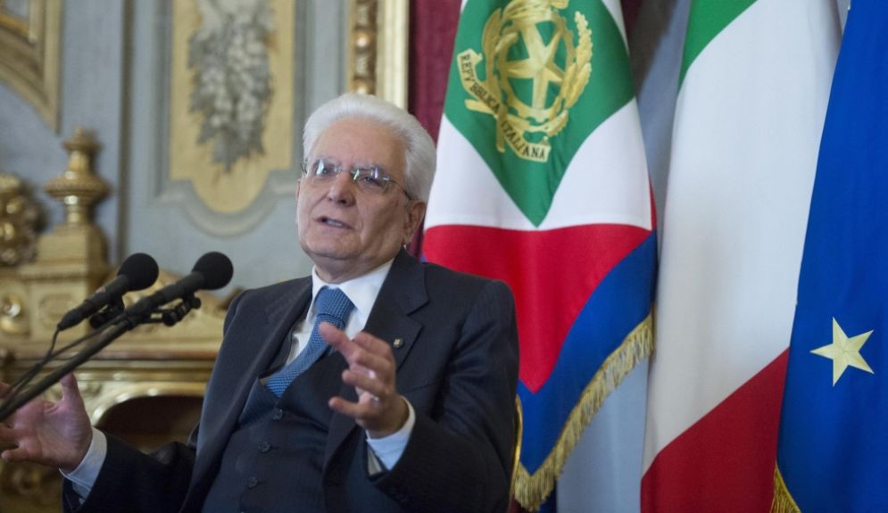 Il presidene Sergio Mattarella al Quirinale
