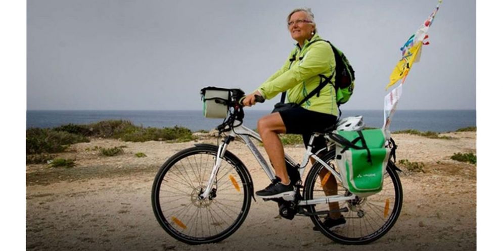 Biciterapia: Mila Brollo e il suo viaggio in bici da Gemona a Lampedusa