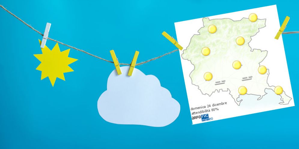 Che tempo farà domenica 24 dicembre? Ve lo dice l'Osmer Fvg