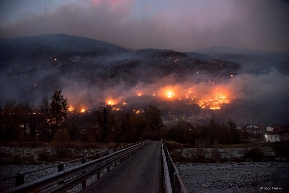Incendi in Piemonte