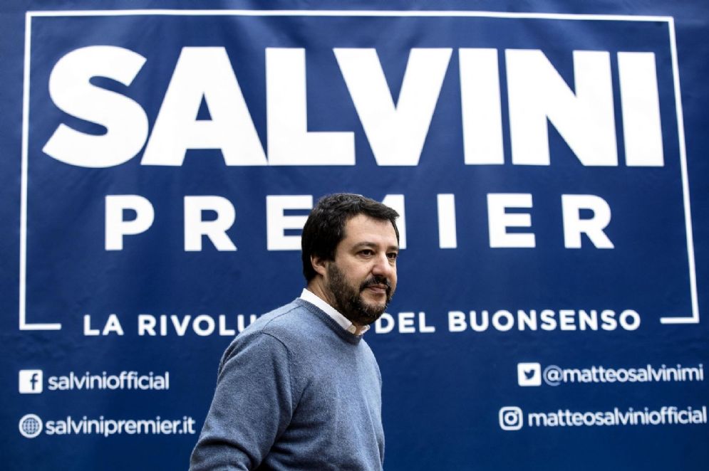 Il leader della Lega Matteo Salvini