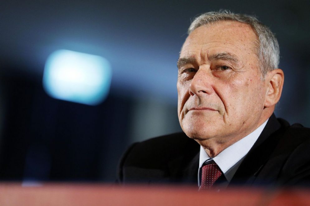 Il leader di Liberi e Uguali Pietro Grasso
