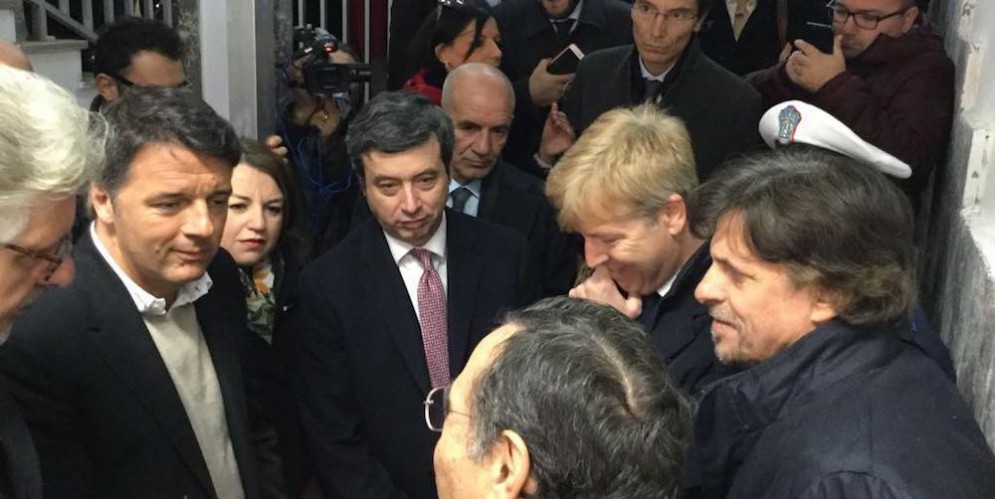 Il segretario Pd Matteo Renzi e il ministro della Giustizia e volto della minoranza Andrea Orlando.